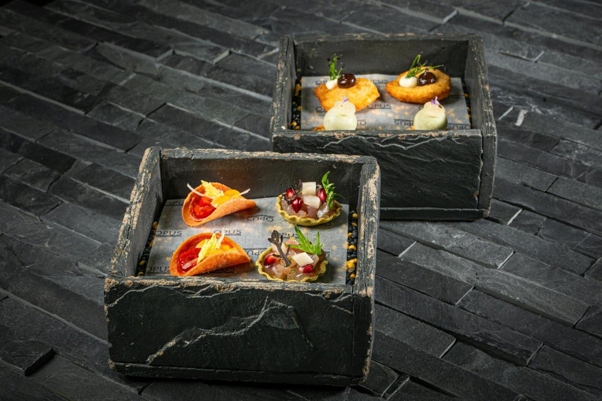 Hotel Imperial, A Luxury Collection Hotel, Vienna Exterior photo A selection of canapés
